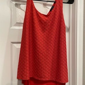 EUC The Limited size Large Orange Shell tank top